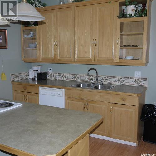 6 4Th Avenue Sw, Weyburn, SK - Indoor Photo Showing Kitchen With Double Sink