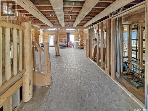 Waterfront Paradise Log Home, Leask Rm No. 464, SK - Indoor Photo Showing Basement