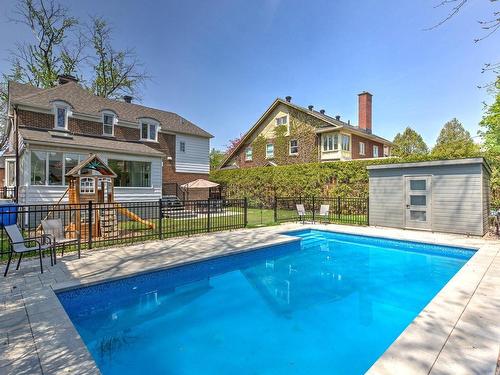Backyard - 226 Av. Lazard, Mont-Royal, QC - Outdoor With In Ground Pool With Backyard