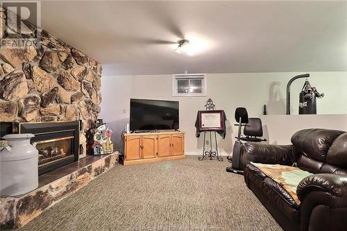 2891 Route 134, Shediac Cape, NB - Indoor With Fireplace