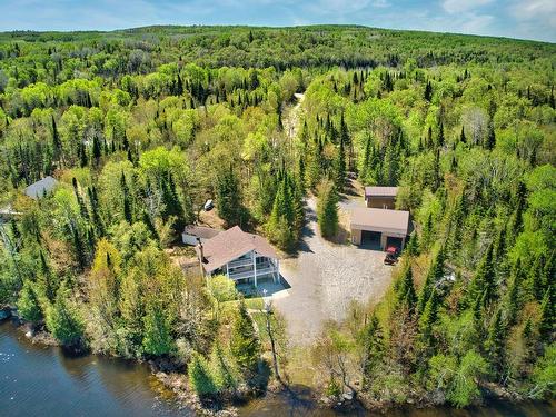 Aerial photo - 896 Ch. Des Bouleaux, Nominingue, QC - Outdoor With Body Of Water With View