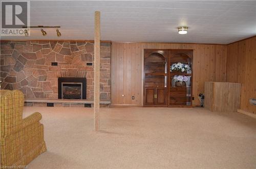 492 Mccarthy Street, Trout Creek, ON - Indoor Photo Showing Other Room With Fireplace