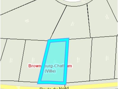 Plan (croquis) - Route Du Nord, Brownsburg-Chatham, QC 