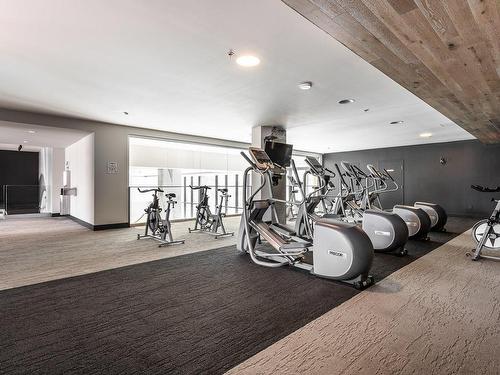 Salle d'exercice - 508-1500 Rue Des Bassins, Montréal (Le Sud-Ouest), QC - Indoor Photo Showing Gym Room