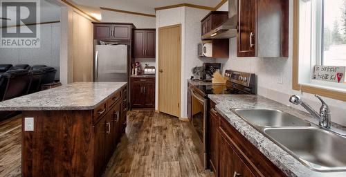 7274 Philemon Lake Road, Mcleese Lake, BC - Indoor Photo Showing Kitchen With Double Sink