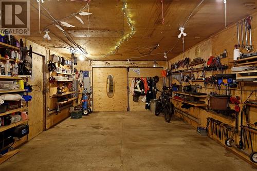 7274 Philemon Lake Road, Mcleese Lake, BC - Indoor Photo Showing Garage