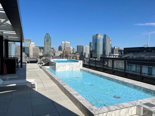 Piscine - 1502-101 Rue Peel, Montréal (Le Sud-Ouest), QC - Outdoor With In Ground Pool