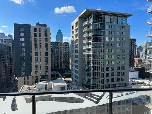 Vue - 1502-101 Rue Peel, Montréal (Le Sud-Ouest), QC - Outdoor With Balcony With Facade