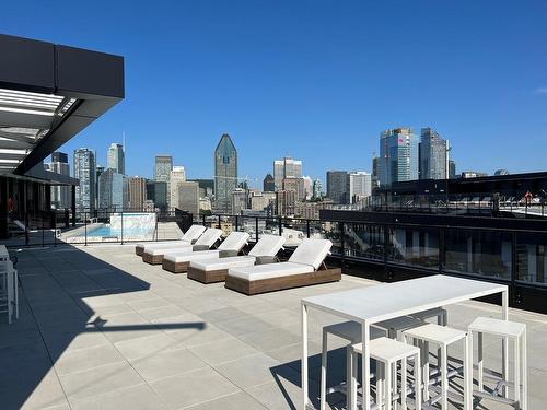 Terrasse - 1502-101 Rue Peel, Montréal (Le Sud-Ouest), QC - Outdoor With In Ground Pool