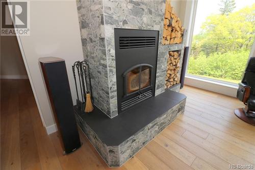 55 Bayview Heights, Grand Manan, NB - Indoor With Fireplace