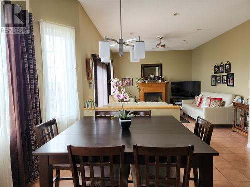50 Fowlow Drive, Stephenville, NL - Indoor Photo Showing Dining Room With Fireplace