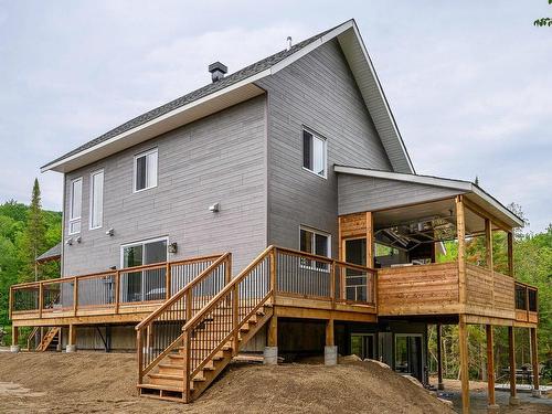 Frontage - 69 Ch. Brunette, Lac-Supérieur, QC - Outdoor With Deck Patio Veranda With Exterior