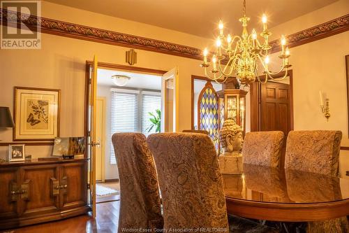 49 Talbot Road West, Wheatley, ON - Indoor Photo Showing Dining Room