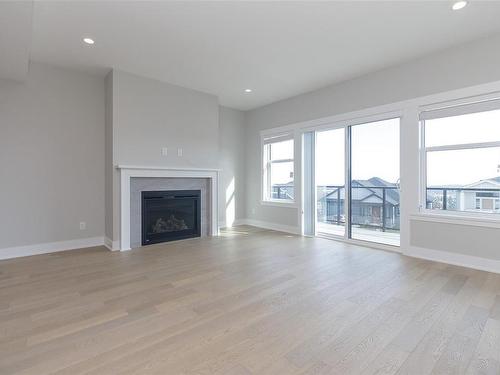 2637 Mica Pl, Langford, BC - Indoor Photo Showing Living Room With Fireplace