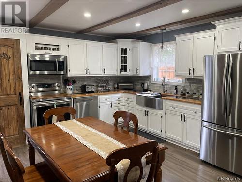 1563 Howard, Blackville, NB - Indoor Photo Showing Kitchen With Double Sink
