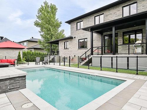 Pool - 220  - 218 Rue Jeanne-Servignan, Carignan, QC - Outdoor With In Ground Pool With Deck Patio Veranda