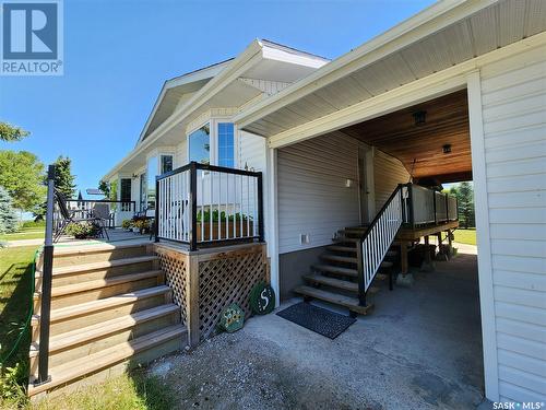 407 Sherbrooke Street, Wolseley, SK - Outdoor With Deck Patio Veranda With Exterior
