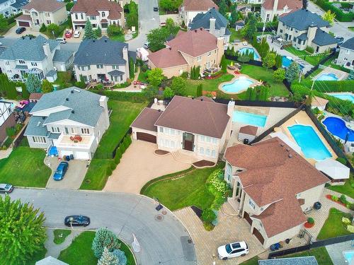 Aerial photo - 239 Rue Lacoste, Laval (Sainte-Dorothée), QC - Outdoor With In Ground Pool With View
