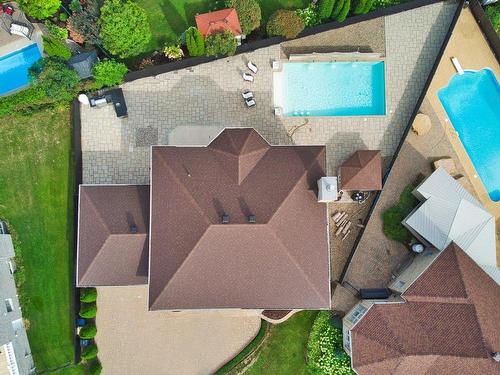 Aerial photo - 239 Rue Lacoste, Laval (Sainte-Dorothée), QC - Outdoor With In Ground Pool