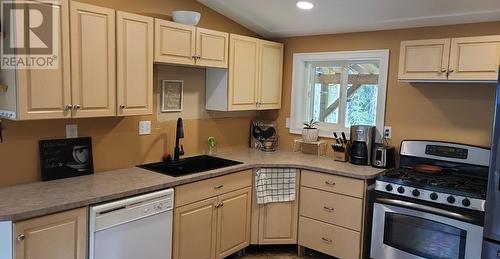 225 Barnes Creek Forest Service Road, Edgewood, BC - Indoor Photo Showing Kitchen With Double Sink