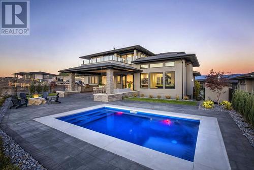 1454 Rocky Point Drive, Kelowna, BC - Outdoor With In Ground Pool With Deck Patio Veranda