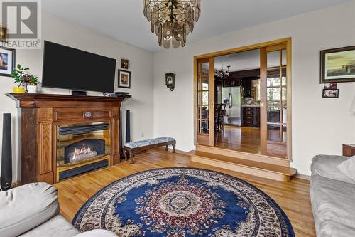 11 Legion Road, Portugal Cove, NL - Indoor Photo Showing Living Room With Fireplace