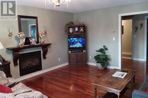 33 Colonial Avenue, Stephenville, NL - Indoor Photo Showing Living Room With Fireplace