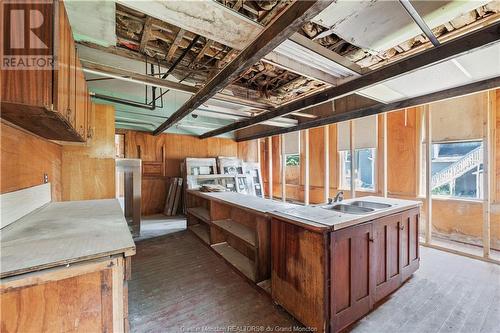 21 Pleasant St, Hillsborough, NB - Indoor Photo Showing Kitchen With Double Sink
