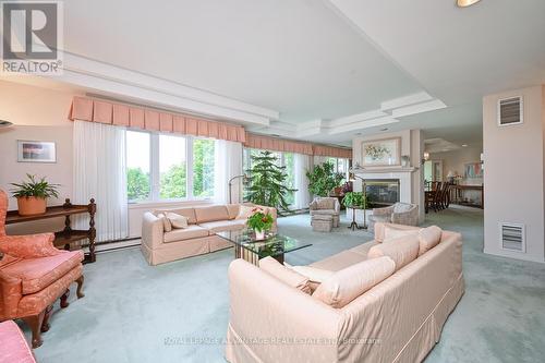 401 - 10 Armstrong Drive, Smiths Falls, ON - Indoor Photo Showing Living Room With Fireplace