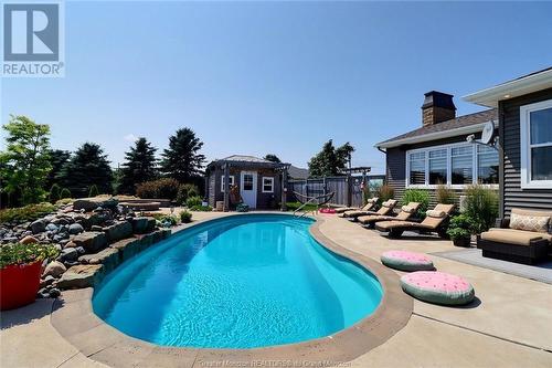 16 Allee Des Crabier, Cap Pele, NB - Outdoor With In Ground Pool