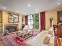Salon - 4858 Av. Westmount, Westmount, QC  - Indoor Photo Showing Living Room With Fireplace 