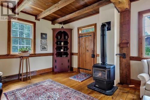 2090 County 121 Road, Kawartha Lakes, ON - Indoor With Fireplace