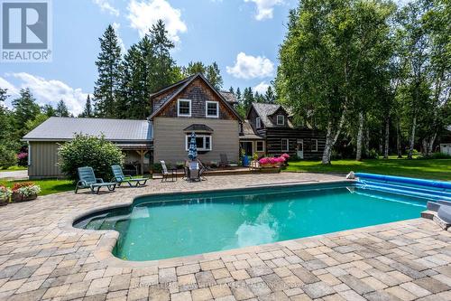 2090 County 121 Road, Kawartha Lakes, ON - Outdoor With In Ground Pool With Deck Patio Veranda With Backyard