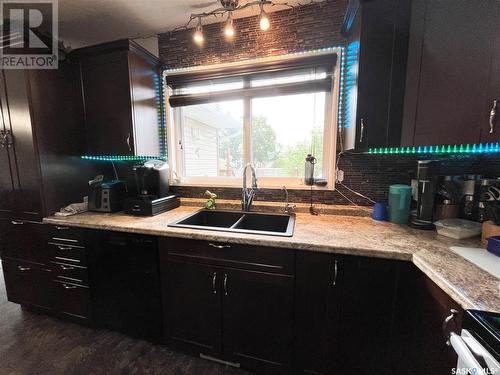 109 6Th Avenue W, Maidstone, SK - Indoor Photo Showing Kitchen With Double Sink