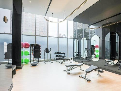 Exercise room - 1104-2300 Rue Tupper, Montréal (Ville-Marie), QC - Indoor Photo Showing Gym Room
