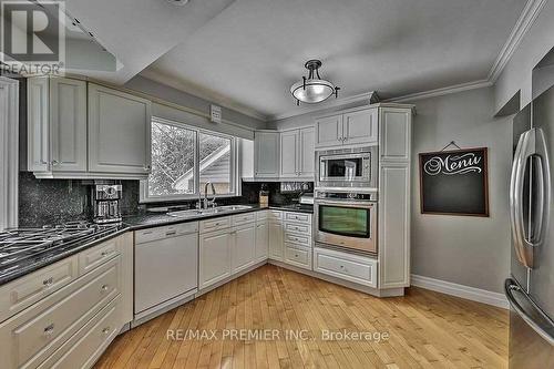 5 Pioneer Dr, Mississauga, ON - Indoor Photo Showing Kitchen With Double Sink