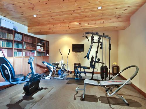 Exercise room - 790 Ch. Old Notch, Sutton, QC - Indoor Photo Showing Gym Room