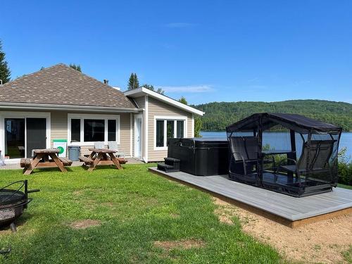 Spa - 77 Ch. Des Lacs, Chute-Saint-Philippe, QC - Outdoor With Deck Patio Veranda
