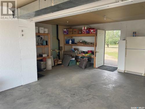 Log House Acreage, Loreburn Rm No. 254, SK - Indoor Photo Showing Garage