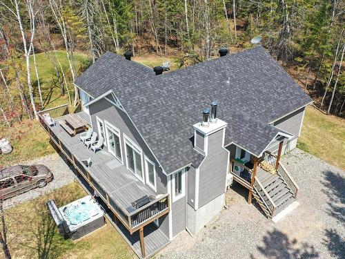 Aerial photo - 137 Ch. Des Lacs, Chute-Saint-Philippe, QC - Outdoor With Deck Patio Veranda