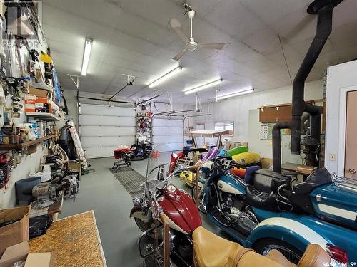 5 Christel Crescent, Lac Des Iles, SK - Indoor Photo Showing Garage