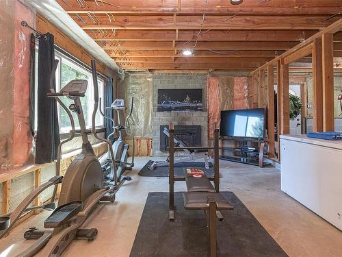 6974 Grant Rd West, Sooke, BC - Indoor Photo Showing Other Room With Fireplace