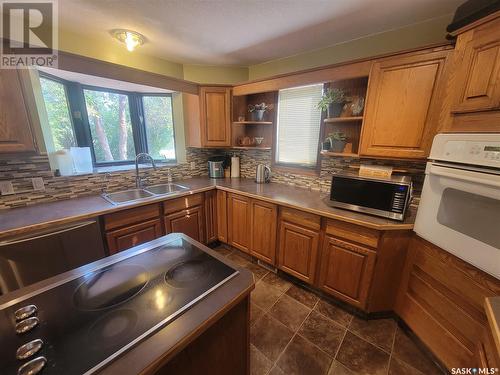 Fedirko Acreage, Grass Lake Rm No. 381, SK - Indoor Photo Showing Kitchen With Double Sink