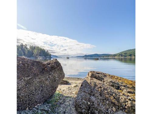 498 Marine Trnabt, Mayne Island, BC - Outdoor With Body Of Water With View