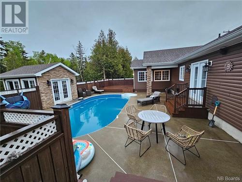 515 Principale, Pointe-Verte, NB - Outdoor With In Ground Pool With Exterior