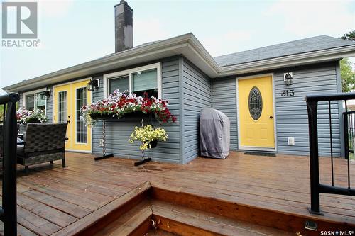 313 3Rd Avenue N, Wapella, SK - Outdoor With Deck Patio Veranda With Exterior