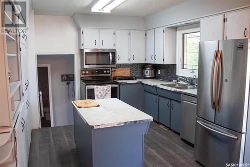 217 2Nd Avenue N, St. Brieux, SK - Indoor Photo Showing Kitchen With Stainless Steel Kitchen With Double Sink