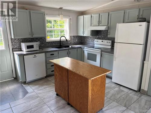 203 Eel River Road, Baie-Sainte-Anne, NB - Indoor Photo Showing Kitchen With Double Sink