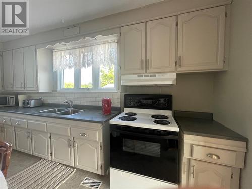 14 Elizabeth Avenue, Grand Bank, NL - Indoor Photo Showing Kitchen With Double Sink