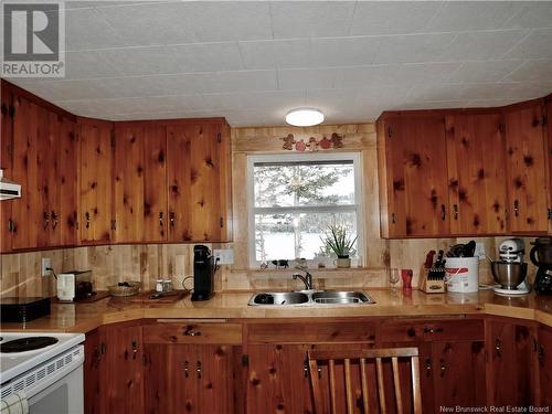 59 Moody Lane, Oak Haven, NB - Indoor Photo Showing Kitchen With Double Sink